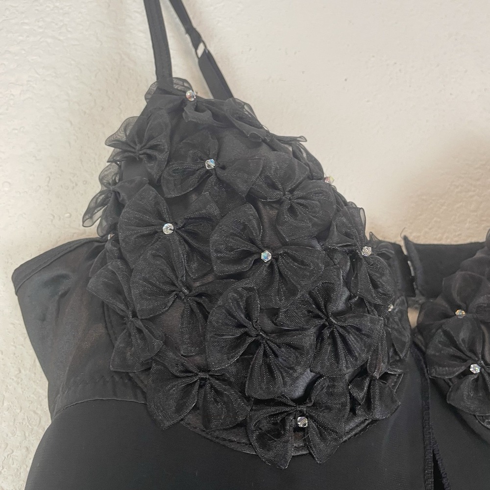 Delicates Babydoll Cami Large Balletcore Fairy Dark Gloomy Coquette Goth Y2K L - Picture 2 of 8